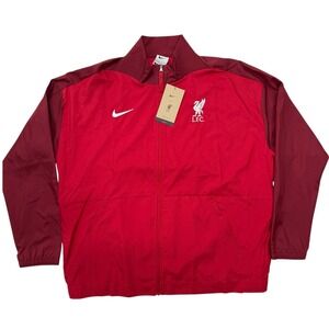 Nike Liverpool FC Womens Dri-FIT Track Jacket Red Maroon DX3295-688 XL NWT LFC